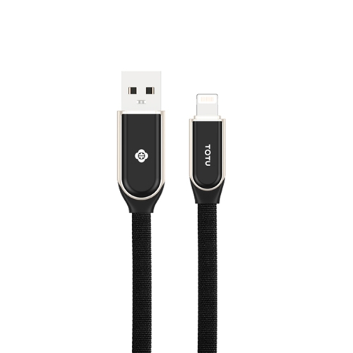 

TOTUDESIGN Glowing Stars Series 5V 2.4A 8 Pin Charging Data Cable, Length : 1.2m(Black)