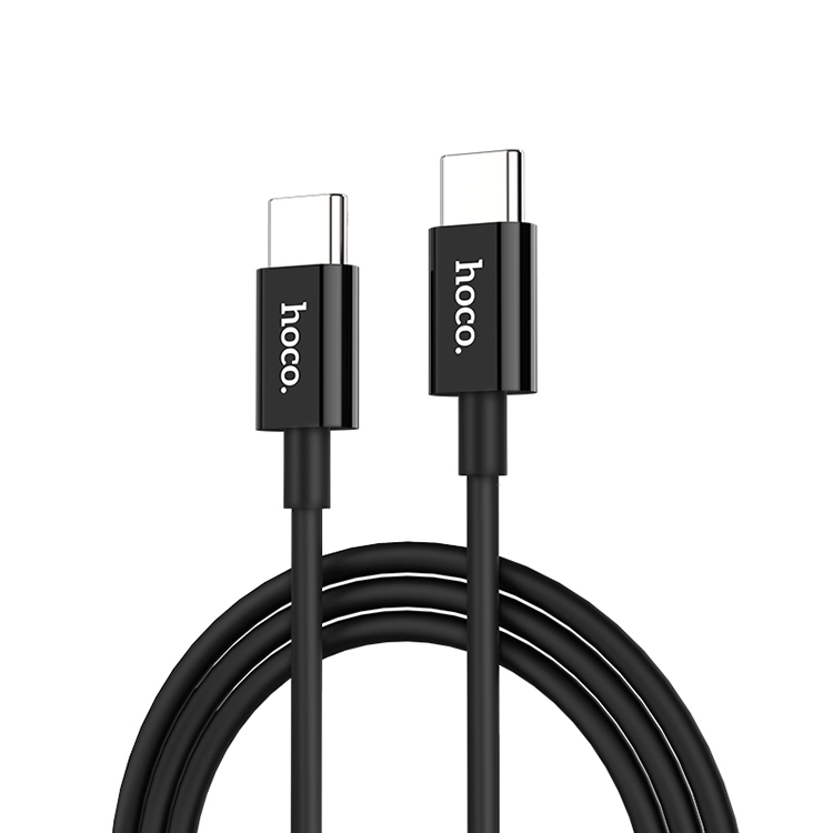 

hoco X23 Type-C / USB-C to Type-C Charging Data Cable, Length: 1m (Black)