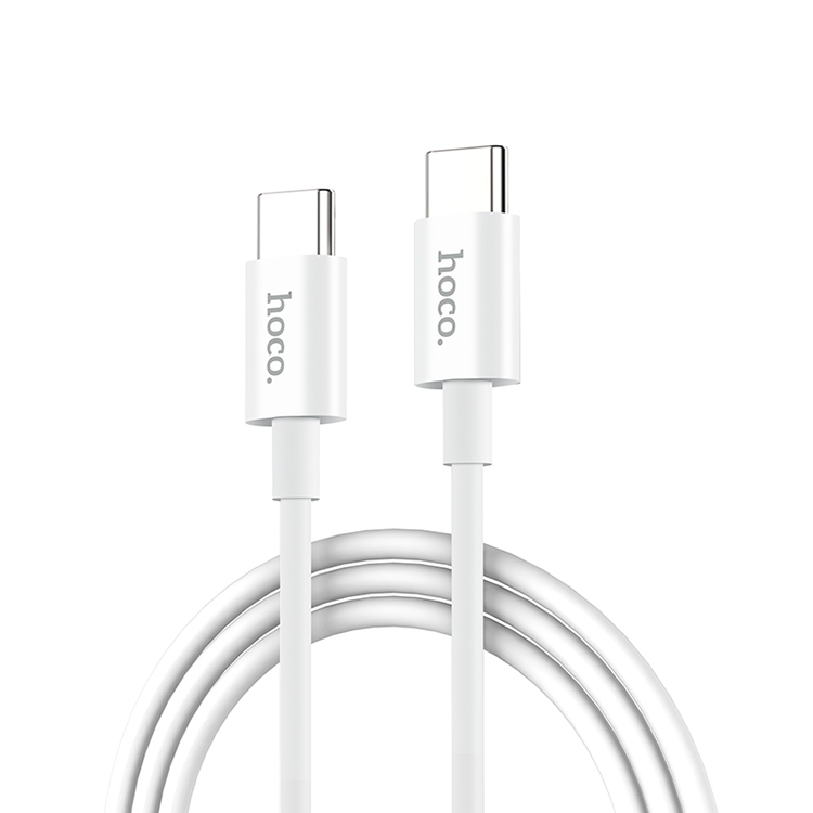 

hoco X23 Type-C / USB-C to Type-C Charging Data Cable, Length: 1m (White)