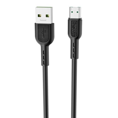 

hoco X33 4A Micro to USB Surge Flash Charging Data Cable, Length: 1m (Black)