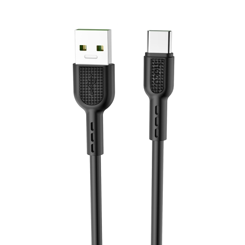 

hoco X33 5A Type-C / USB-C Surge Flash Charging Data Cable, Length: 1m (Black)
