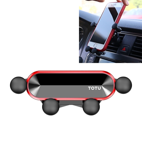 

TOTUDESIGN DCTV-15 Keeper Series Car Mount Phone Gravity Holder Stand (Red)