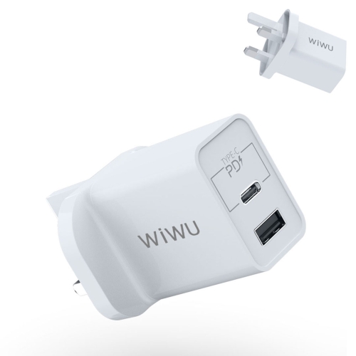 

WIWU UM13 18W PD + QC 3.0 Fast Charger Power Adapter Plug Adapter UK Plug