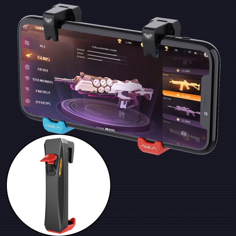 

F11 Eat Chicken Mobile Phone Automatic Connection Capacitance Game Keys Button Handle (Red)