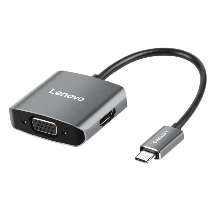 

Original Lenovo C02 USB-C / Type-C to HDMI + VGA Converter