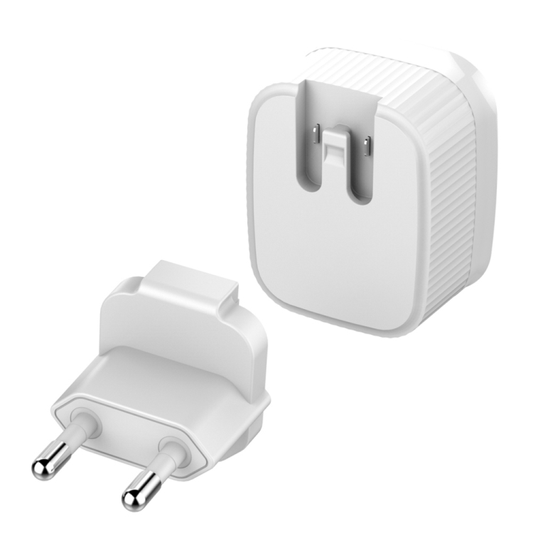 

LDNIO A201 2.4A Dual USB Charging Head Travel Direct Charge Mobile Phone Adapter Charger With Micro USB Data Cable(EU Plug)