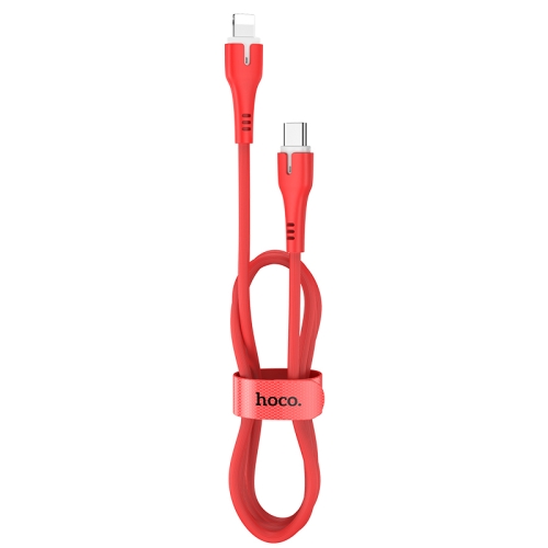 

Hoco X45 1m Surplus 8 Pin to Type-C PD Fast Charging Data Sync Charging Cable (Red)