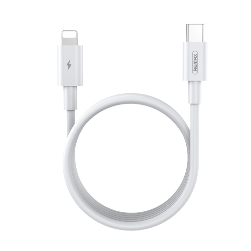 

REMAX RC-135L 1m 2.1A USB-C / Type-C to 8 Pin 18W PD Fast Charging Data Cable(White)