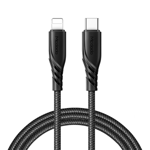 

Mcdodo CA-8460 1.2m 20W USB-C / Type-C to 8 Pin PD Fast Charging Data Cable(Black)