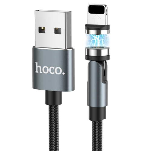

hoco U94 2.4A USB to 8 Pin Universal Rotating Magnetic Charging Cable, Cable Length: 1.2m