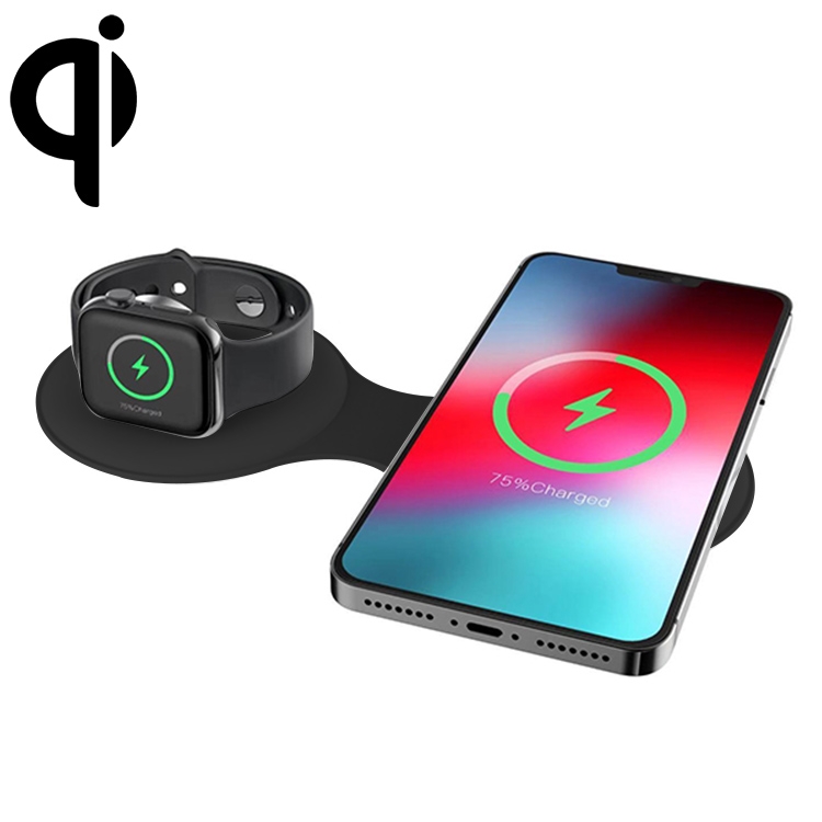 

WS40A 15W 3 in 1 Multifunctional Folding Wireless Fast Charger(Black)