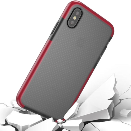 

For iPhone X / XS Basketball Texture Anti-collision TPU Protective Case (Brown)