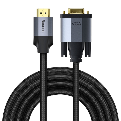 

Baseus Enjoyment Series CAKSX-K0G HD Male to VGA Male Adapter Cable, Length: 2m