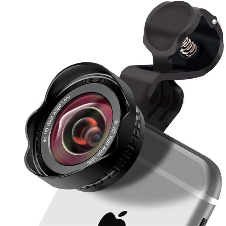 

CYKE F222 3 in 1 120 Degree Wide Angle + 20X Macro HD Undistorted SLR Mobile Phone Lens Kit with Hood(Black)