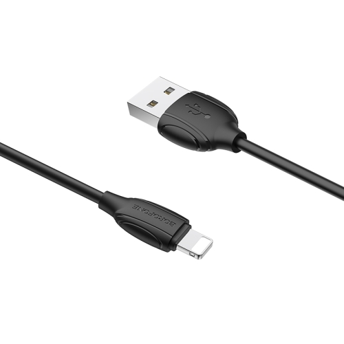 

Borofone BX19 2A Max Output USB to 8 Pin Benefit Charging Data Cable,Cable Length: 1m (Black)