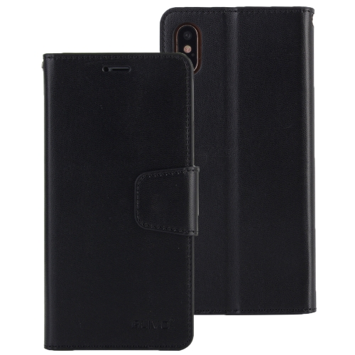 

ALIVO for iPhone X / XS Lambskin Texture Horizontal Flip Leather Case with Holder & Card Slots & Wallet(Black)