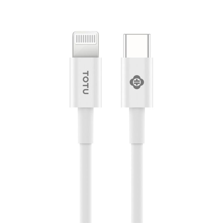 

TOTUDESIGN BPDA-02 Glory Series 8 Pin PD Fast Charging MFI Certified TPE Data Cable, Length: 1m