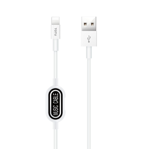 

TOTUDESIGN BLA-056 Glory Series USB-A to 8 Pin Earphone Interface + 8 Pin Female Audio Charging Multi-function Data Cable, Length: 1m