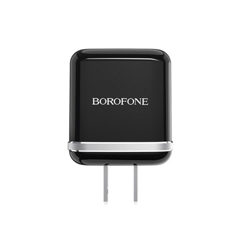 

BOROFONE BA25 2.4A Outstanding Dual Port Charger Power Adapter, US Plug (Black)