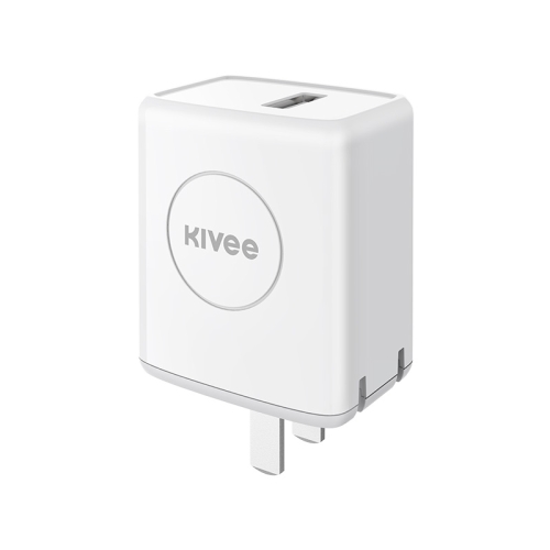 

KIVEE KV-AT18Q 18W Foldable Quick Charging USB Travel Charger Power Adapter (White)