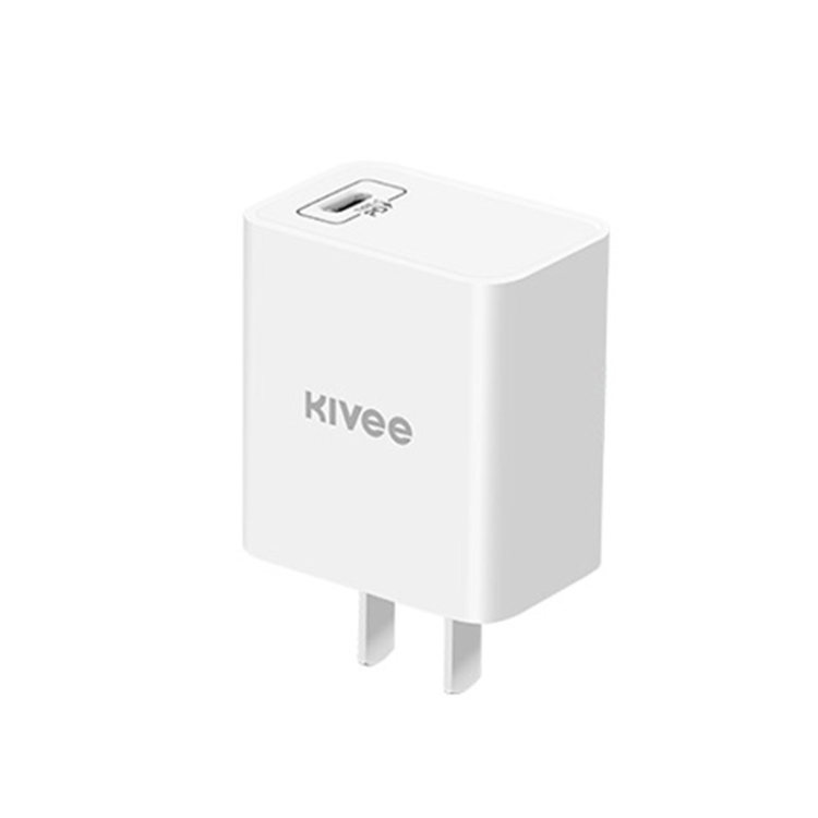 

KIVEE KV-AT26P 18W PD Fast Charging USB Travel Charger Power Adapter(White)