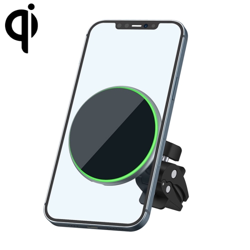 

WiWU CH-308 15W Mini Round Magnetic Car Wireless Charger (Black)