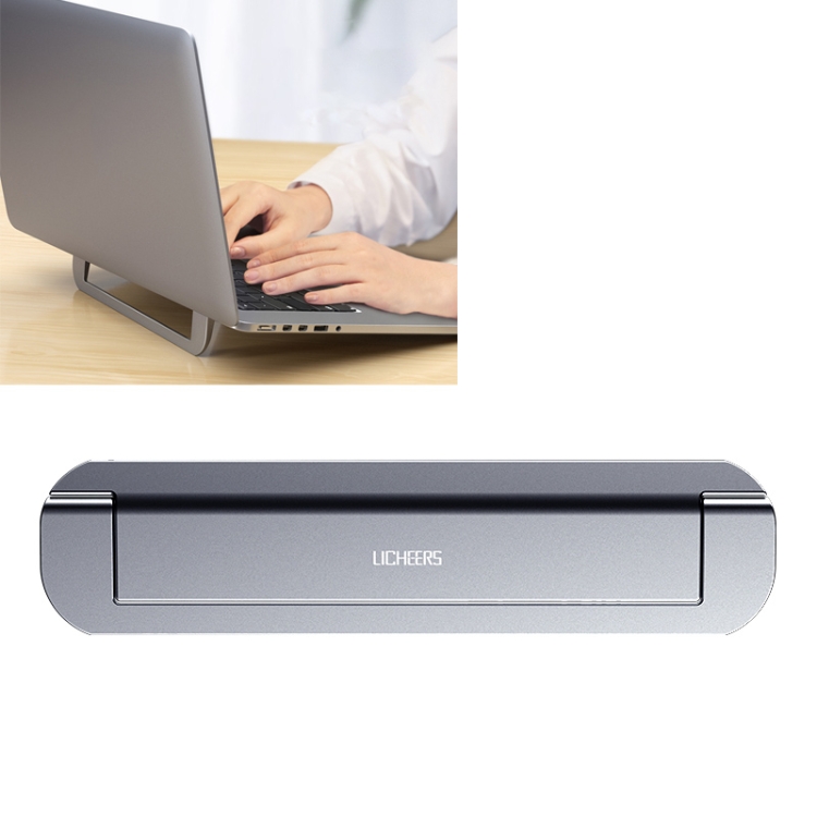 

Licheers LC-344 Metal Heat Dissipation Laptop Stand Notebook Mount(Grey)