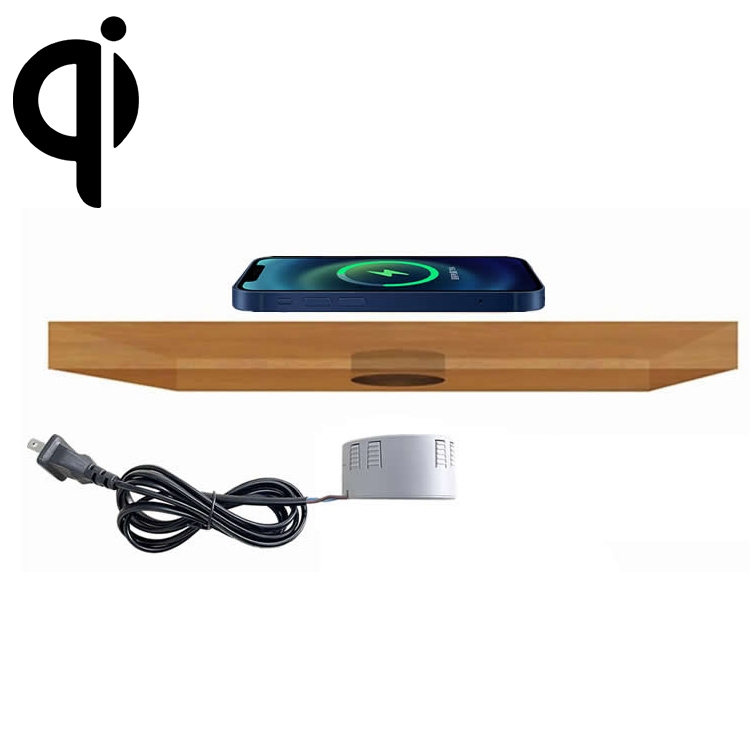

Embedded Desktop Wireless Charger, Cable Length: 1.5m, US Plug