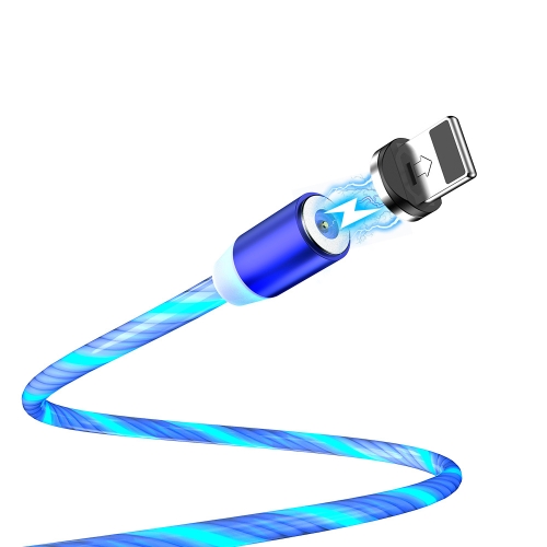 

FLOVEME YXF204096 1m 2A USB to 8 Pin Luminous Magnetic Charging Cable(Blue)