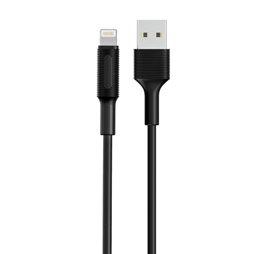 

Borofone BX1 2.4A Max Output USB to 8 Pin Ezsync Charging Data Cable , Cable Length: 1m(Black)