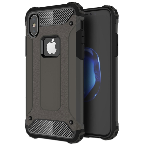 

For iPhone X / XS Magic Armor TPU + PC Combination Case(Bronze)