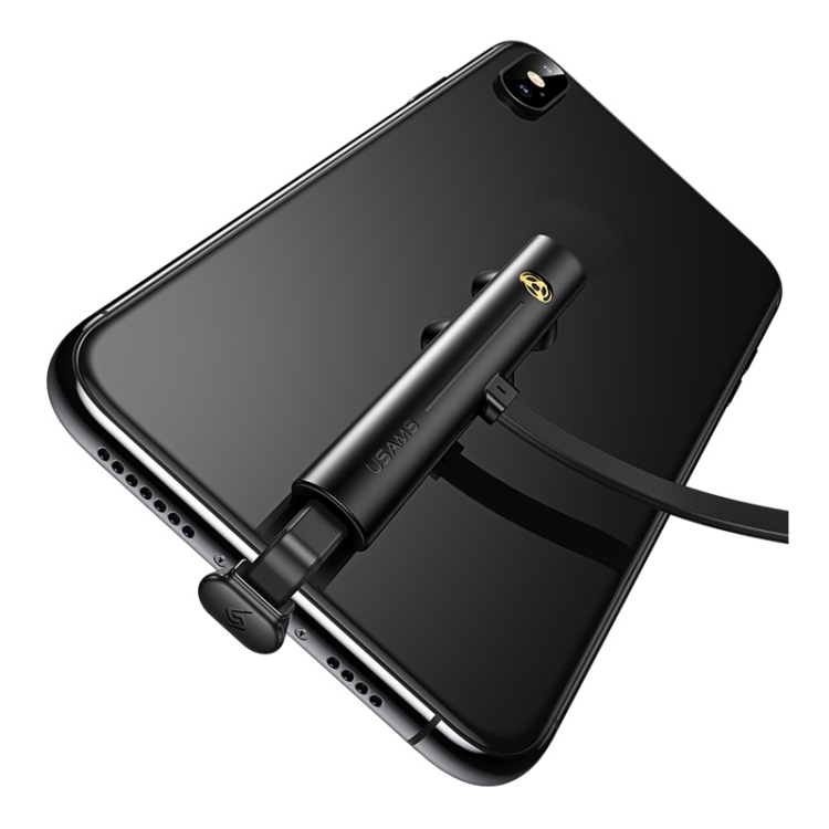 

USMAS US-SJ379 U39 8Pin Suction Cup Design Gaming Charging Data Cable, Length: 1.2m(Black)