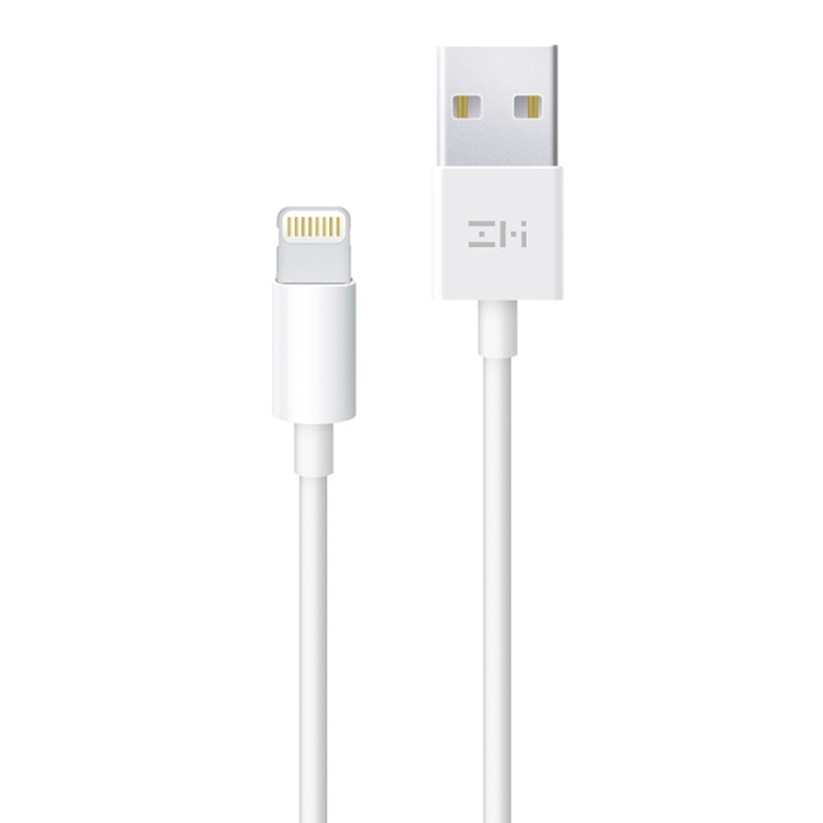 

Xiaomi ZMI AL813 8 Pin Charging + Transmission MFi Certified Data Cable, Length: 1m