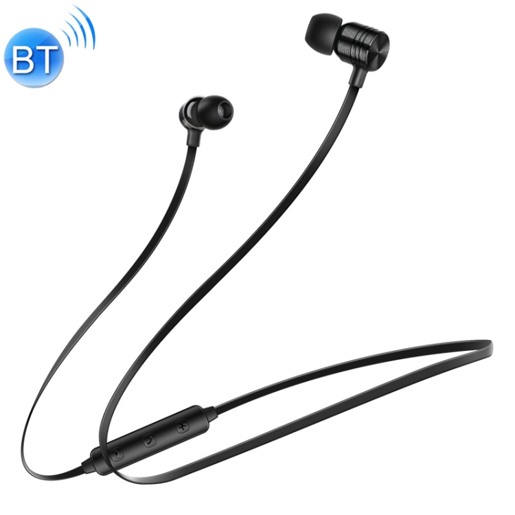 

KUULAA M2 Bluetooth 4.2 Magnetic Sport Bluetooth Earphone (Black)