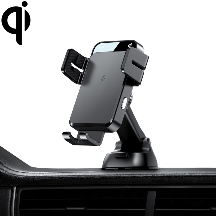 

JOYROOM JR-ZS219 Three-axis Car Dashboard Wireless Charging Mobile Phone Bracket Holder (Black)