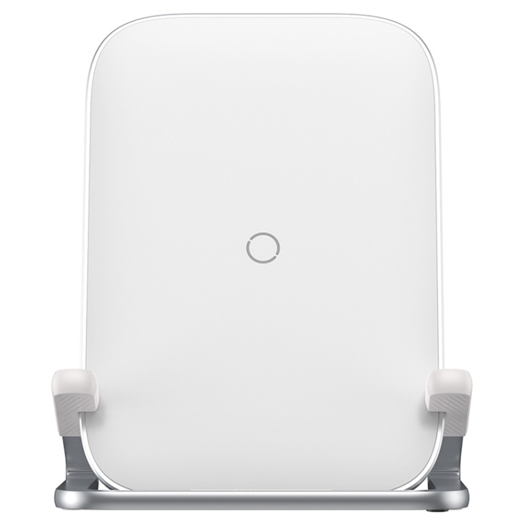 

Baseus 15W Rib Horizontal and Vertical Holder Wireless Charger with 1m USB Cable(White)