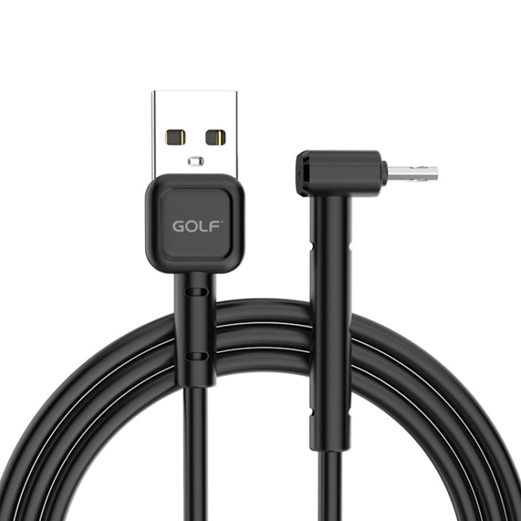 

GOLF GC-69M 3A Multi-function Micro USB Charging Cable with Binge-watching Holder, Length: 1m(Black)