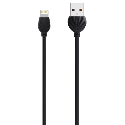 

awei CL-63 2 in 1 2.5A 8 Pin Charging + Transmission Aluminum Alloy Data Cable, Length: 1m(Black)