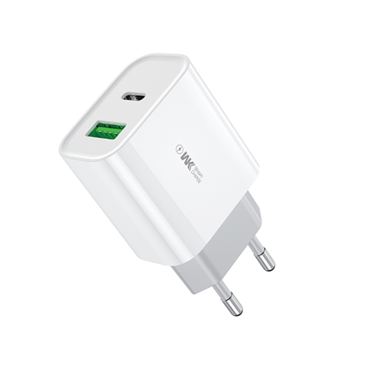 

WK WP-U53 20W USB + Type-C Maxspeed PD Fast Charger(EU Plug)