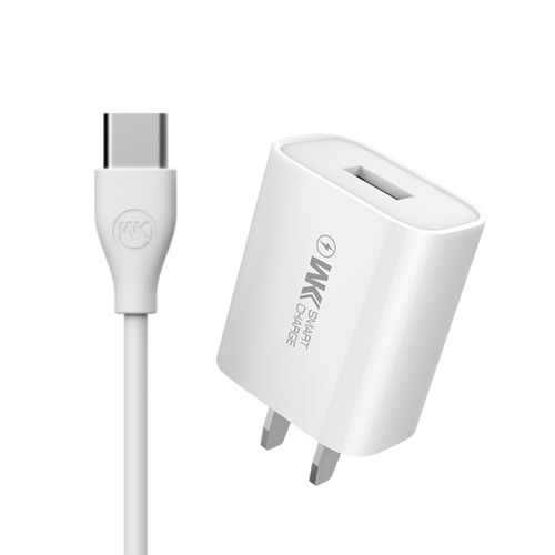 

WK WP-U69a 2.0A Speed Mini USB Charger + USB to Type-C / USB-C Data Cable, Plug Type: US Plug