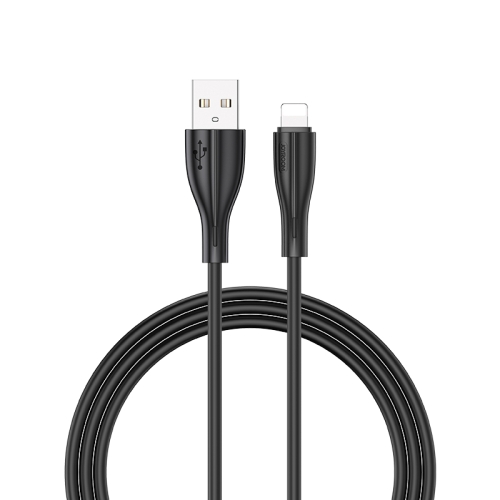 

JOYROOM S-M405 2.4A 8 Pin to USB Charging Cable PVC Data Cable, Length: 1m (Black)