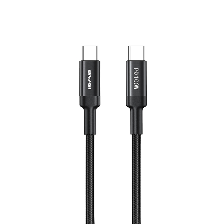 

awei CL-117T 1m 5A Type-C to Type-C Fast Charging Cable