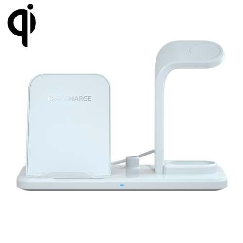 

N35 3 in 1 Separated Design Quick Wireless Charger for iPhone, Apple Watch, AirPods (White)