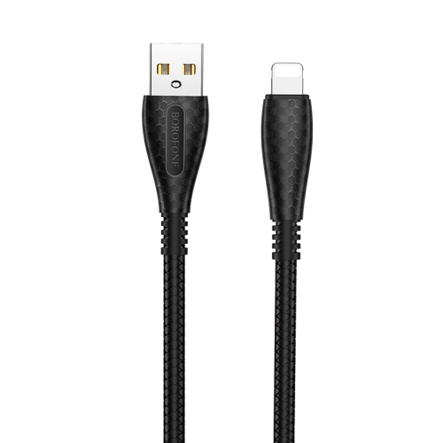

Borofone BX38 1m 2.4A Max Output USB to 8 Pin Cool Charging Data Cable (Black)