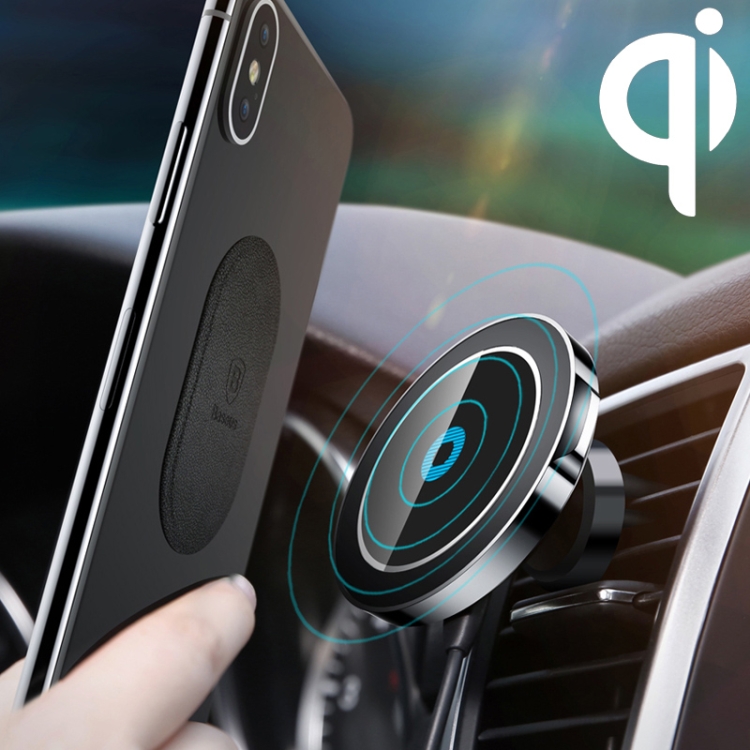 

Baseus WXER-01 Big Ears Series Car Mount Magnetic Wireless Charging Phone Holder(Black)