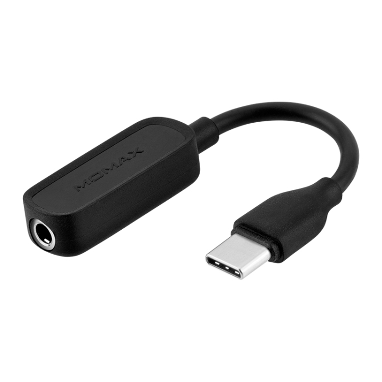 

MOMAX HT3 USB-C / Type-C to 3.5mm Jack Audio Adapter(Black)