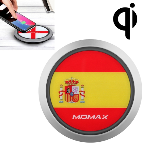 

Momax Spain Pattern Creative Qi Standard Fast Charging Wireless Charger