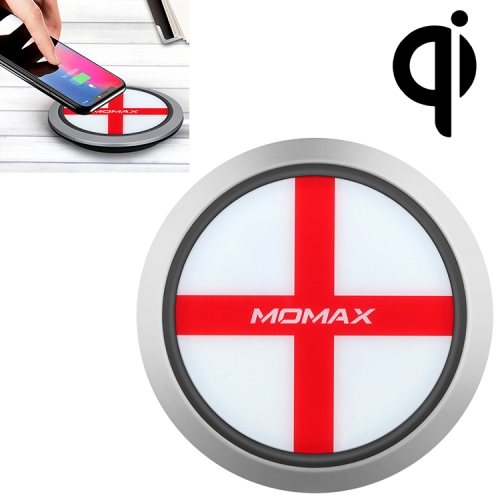 

Momax England Pattern Creative Qi Standard Fast Charging Wireless Charger