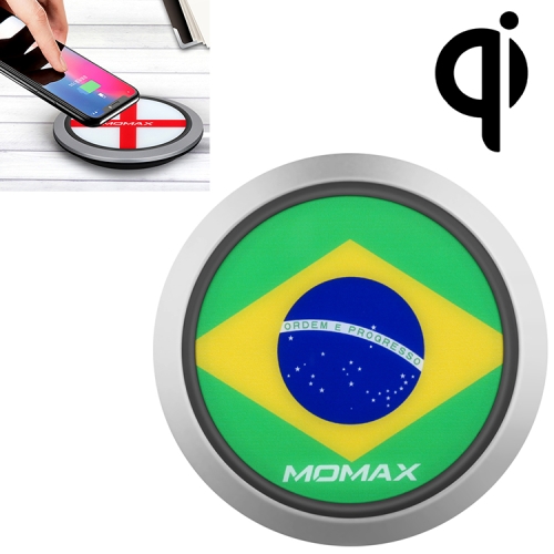 

Momax Brazil Pattern Creative Qi Standard Fast Charging Wireless Charger