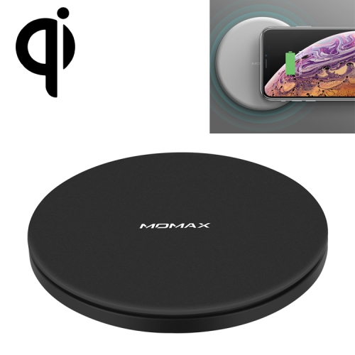 

Momax Qi Standard Fast Charging Wireless Charger for iPhone XS Max / XR / Galaxy / Huawei / Xiaomi (Black)